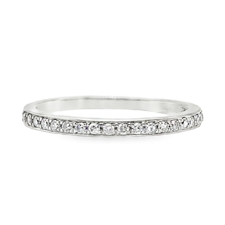 Single Cut Diamond Dainty Band