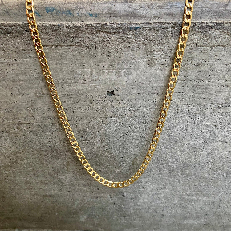 20 Inch Hollow Curb Chain