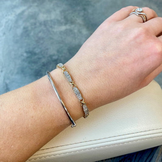 Diamond Cluster Bracelet