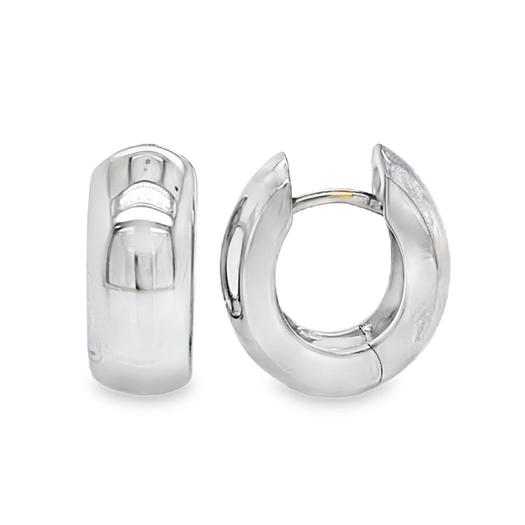 Wide Huggie Earrings