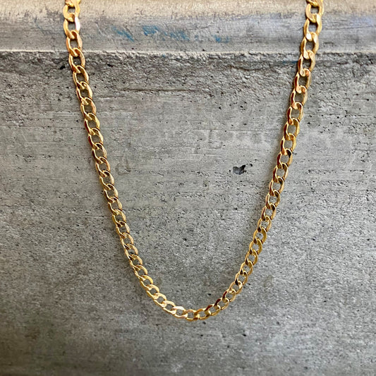 20 Inch Hollow Curb Chain - 4.5mm Wide