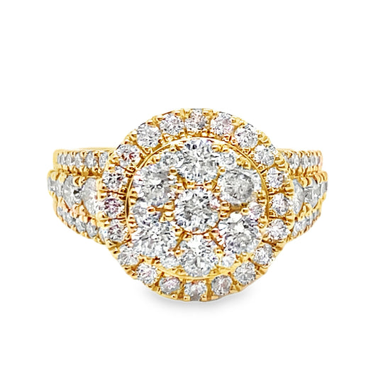 2.00TCW Diamond Cluster Ring