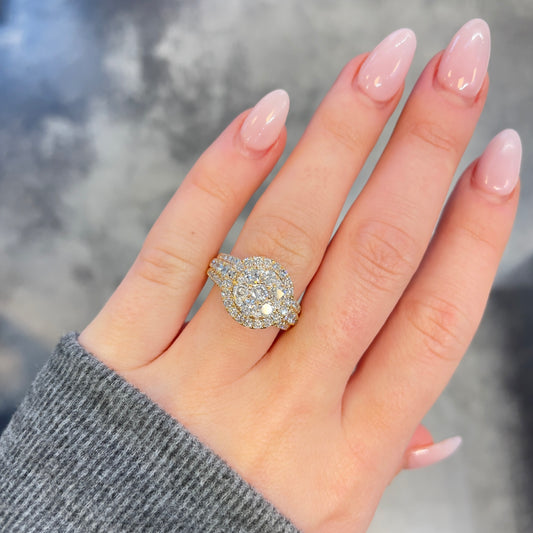 2.00TCW Diamond Cluster Ring