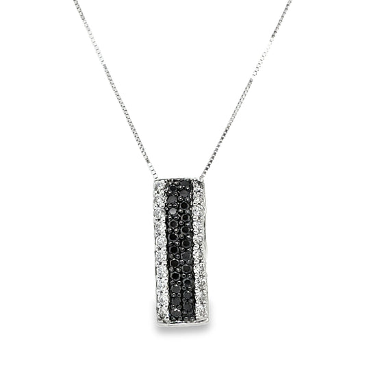 Black & White Diamond Necklace