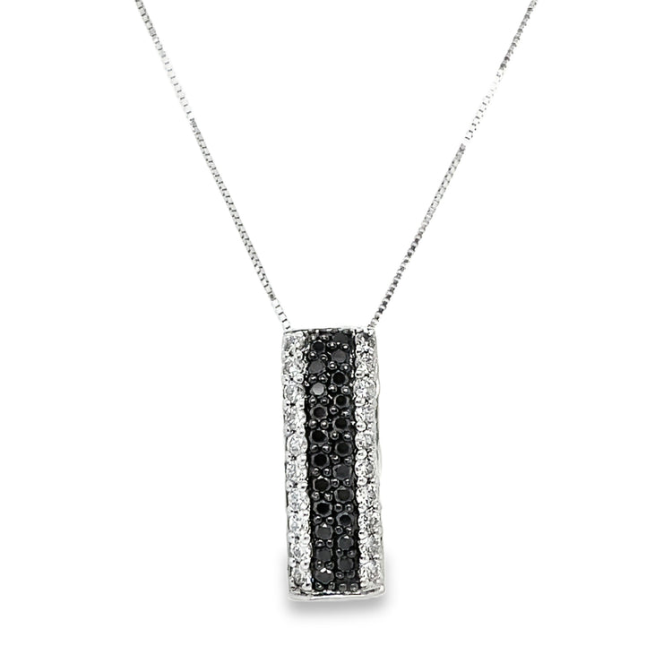 Black & White Diamond Necklace