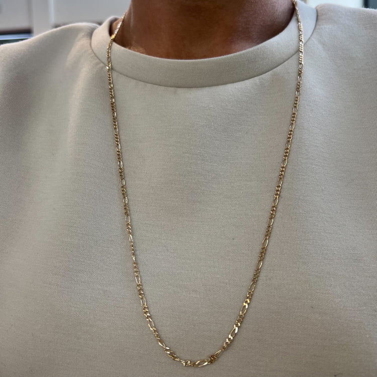 26 Inch Figaro Chain