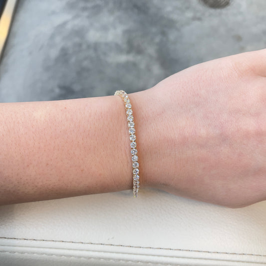 Cubic Zirconia Tennis Bracelet