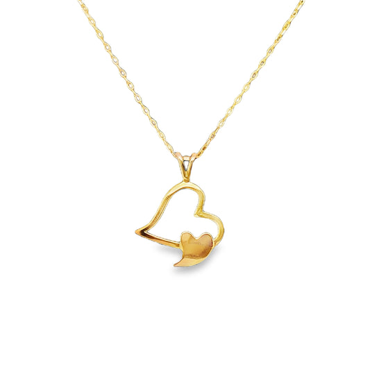 Double Heart Necklace