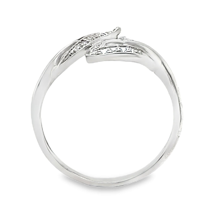 Diamond Leaf Ring