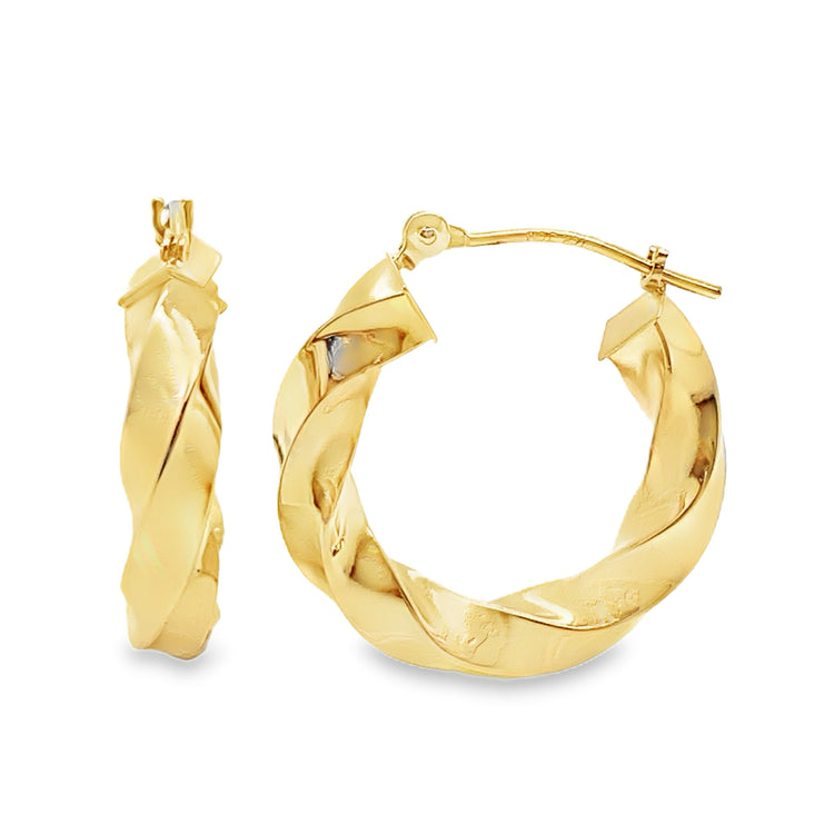 Twist Hoop Earrings