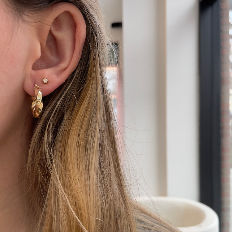 Twist Hoop Earrings