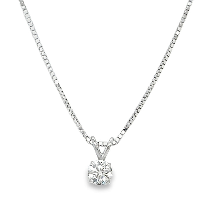 Canadian Diamond Solitaire Necklace