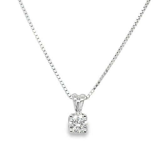 .43CT Canadian Diamond Solitaire Necklace