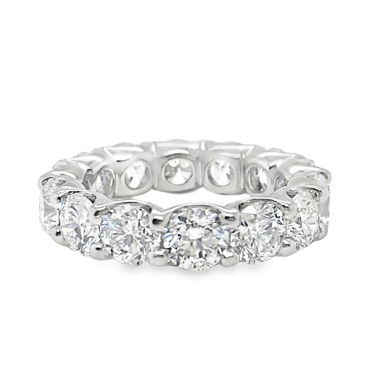 7.20TCW Platinum Diamond Eternity Band