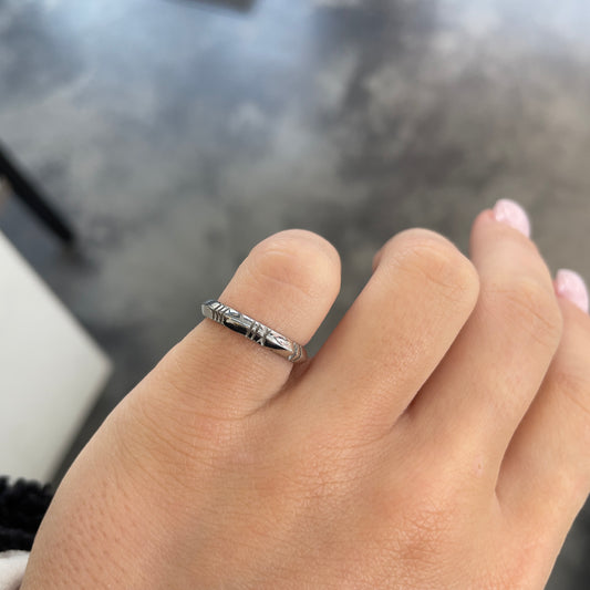 White Gold Band by Tiffany & Co.