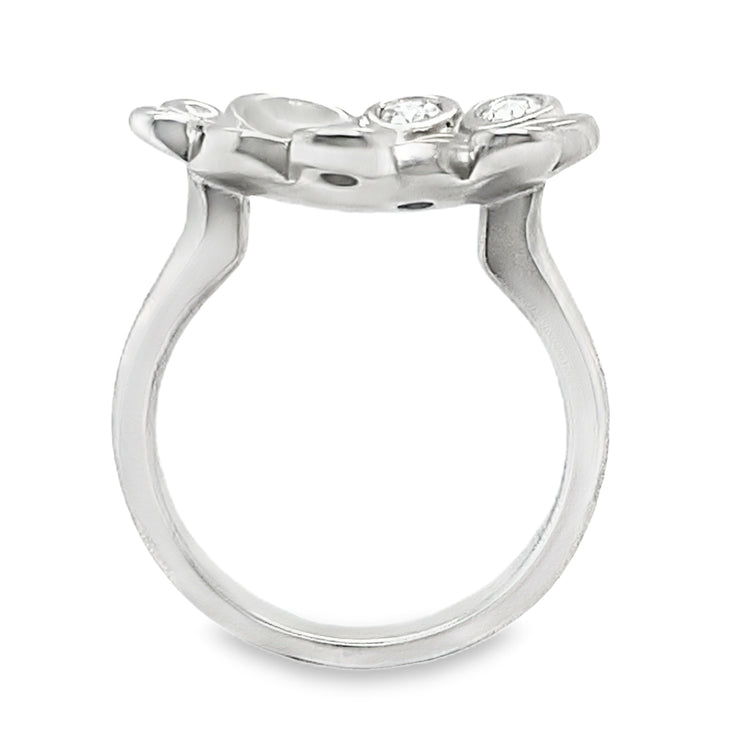 Rose Cut Diamond Circles Ring