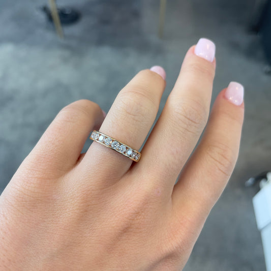 1.00TCW Channel Set Diamond Band