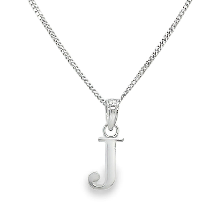 Initial J Necklace