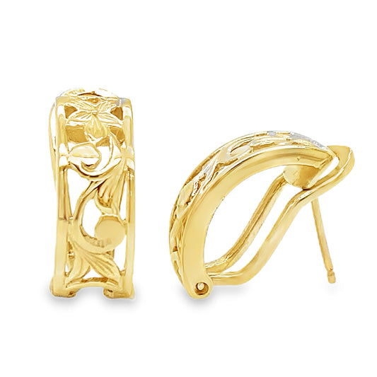 Flower Cut Out Earrings