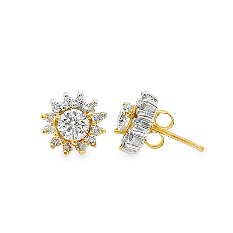 .25TCW Diamond Earring Jackets