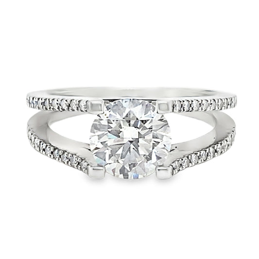 Lab Grown Laser Inscribed Diamond Ring