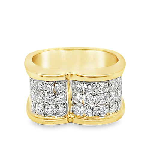 .50TCW Wide Diamond Ring