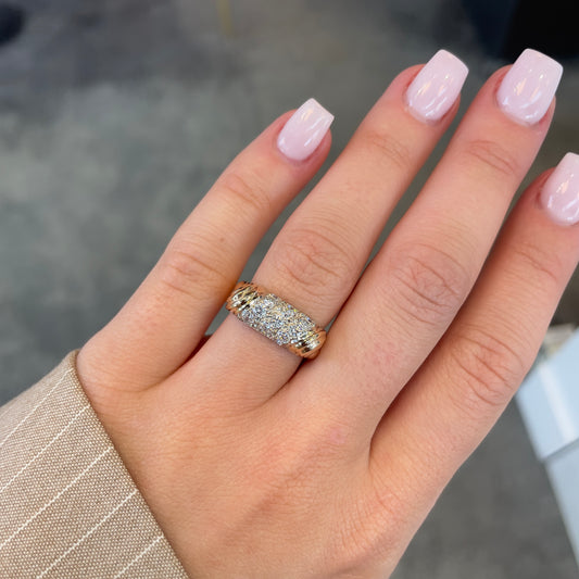 Pave Diamond Dome RIng
