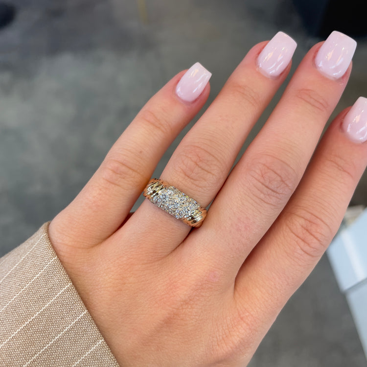 Pave Diamond Dome RIng