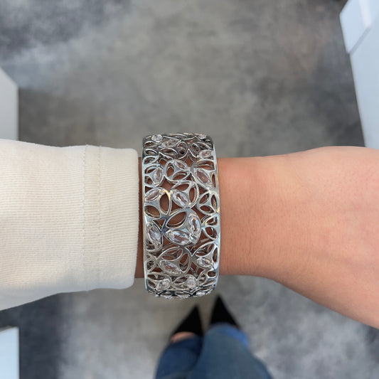 Rock Crystal Quartz Cuff by Di Modolo