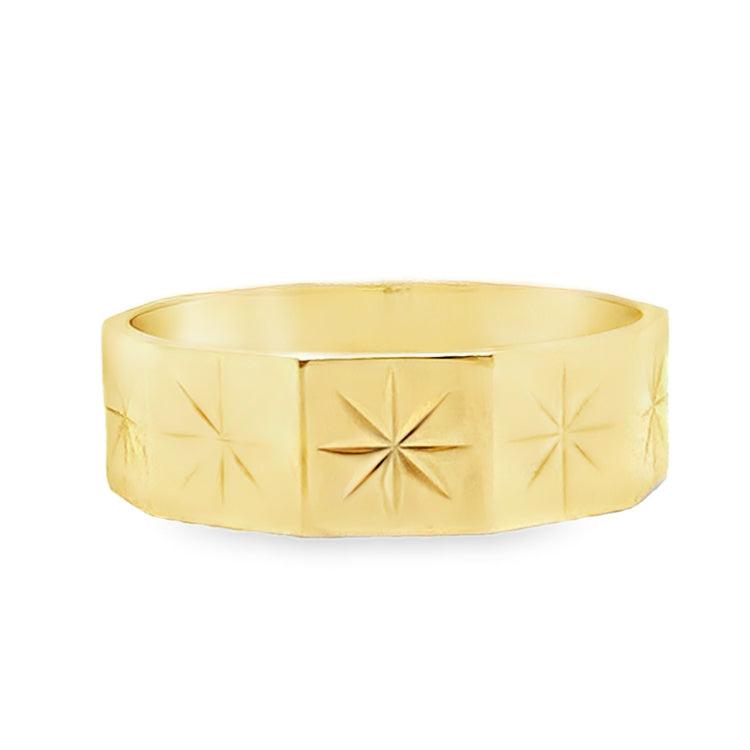Faceted Star Ring
