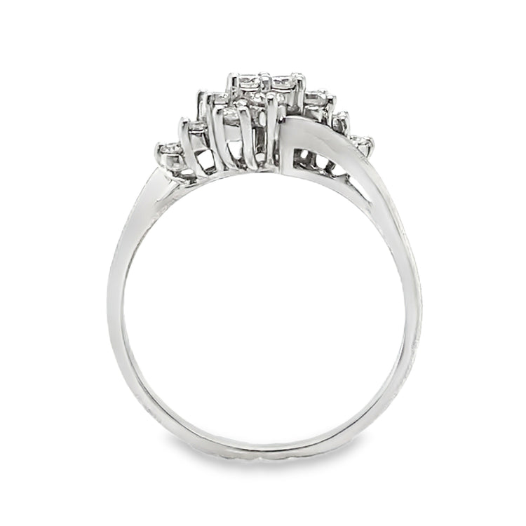 .50TCW Diamond Cluster Ring