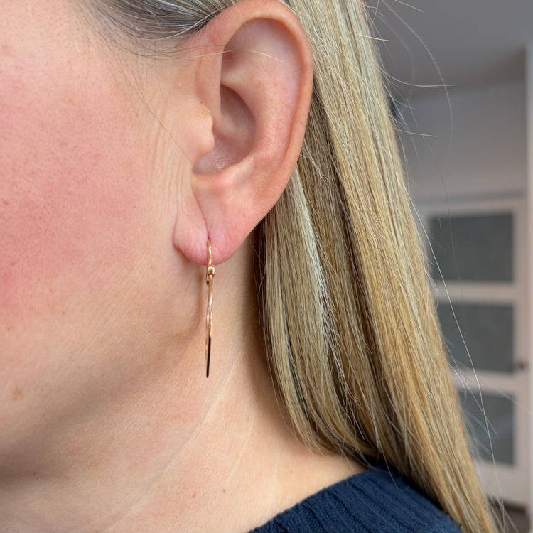 Vintage Inspired Heart Cut Out Earrings