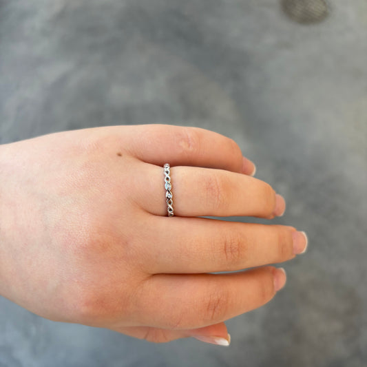 Canadian Diamond Infinity Band