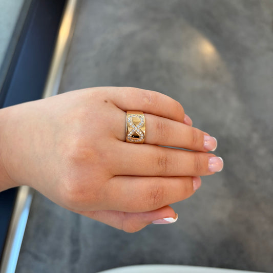 Infinity Diamond Ring