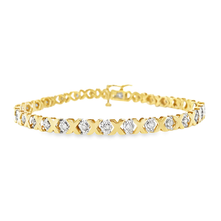 X-Link Diamond Bracelet