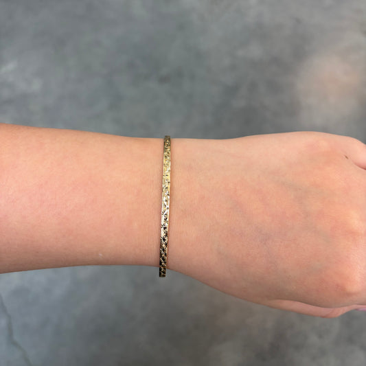 Diamond Cut Bangle