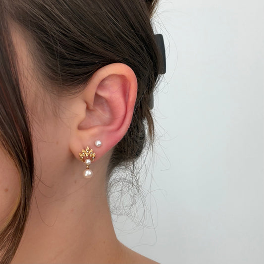 Pearl Drop Studs