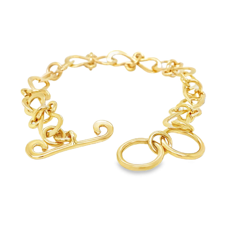 Interlocking Infinity Link Bracelet