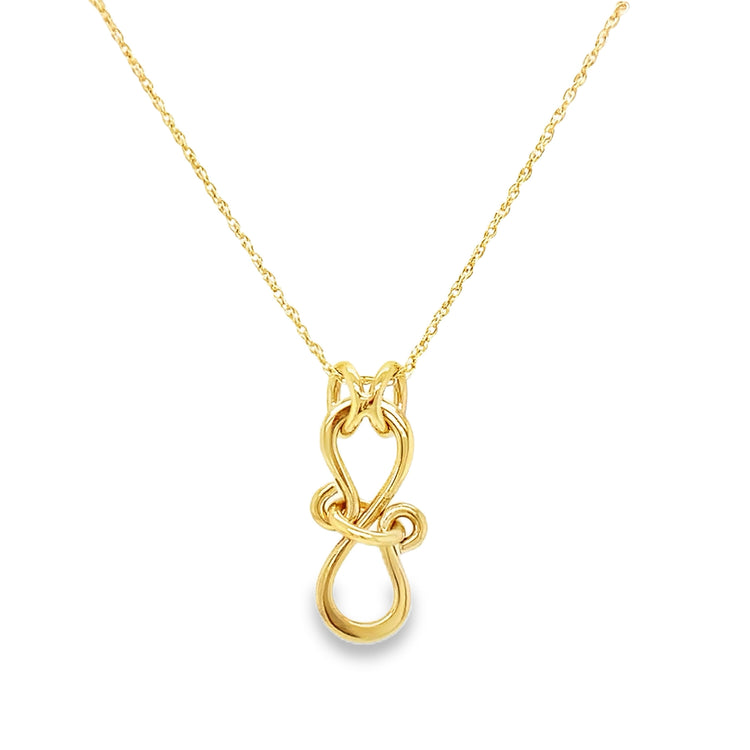 Looped Infinity Style Necklace