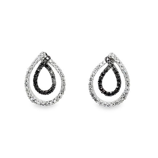 Teardrop Diamond Studs