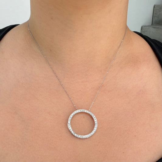 Diamond Eternity Necklace