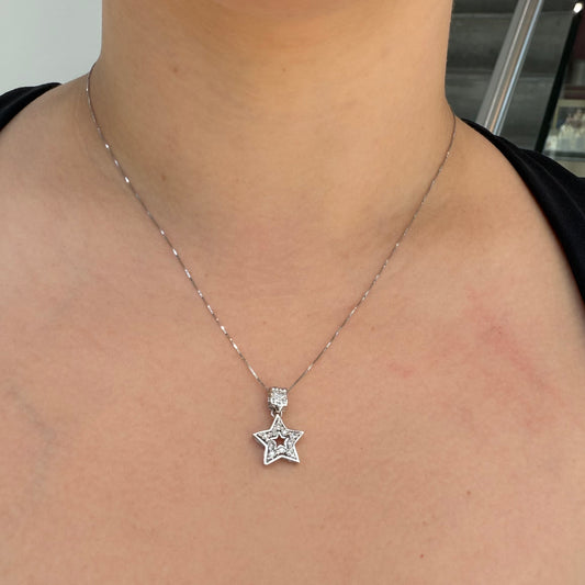 Diamond Star Necklace