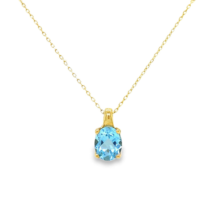 Blue Topaz Necklace