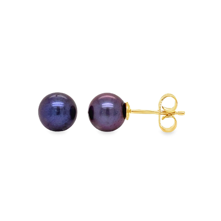 7mm Tahitian Pearl Studs