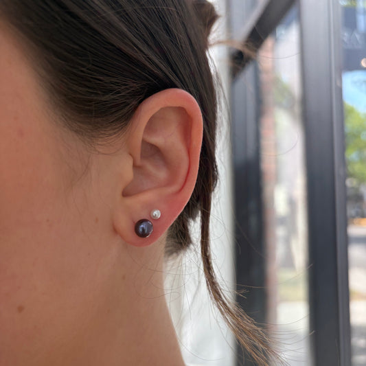 7mm Tahitian Pearl Studs