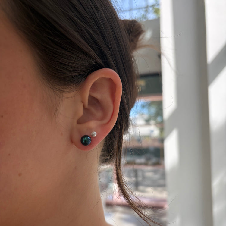 7.5mm Tahitian Pearl Studs