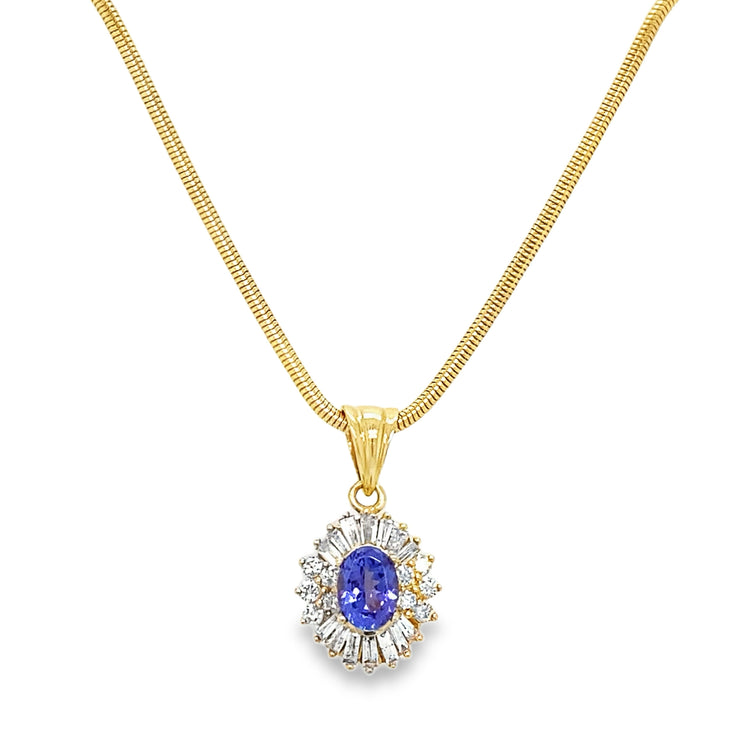 Tanzanite & Diamond Necklace