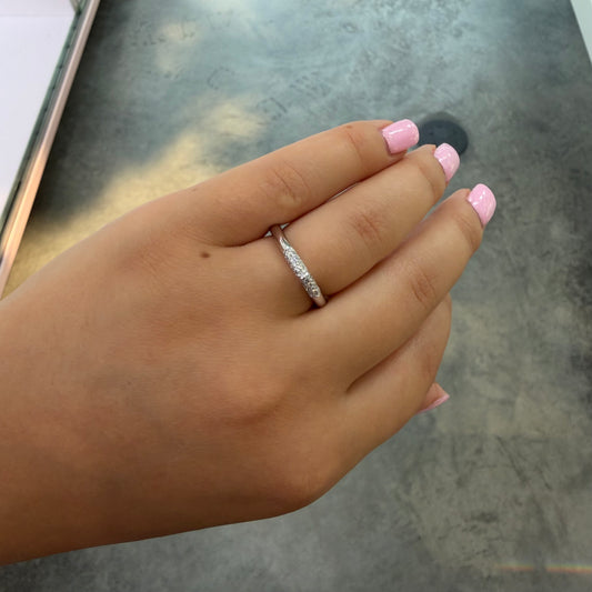 18K Pyramid Ring