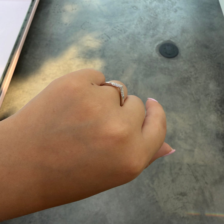 18K Pyramid Ring