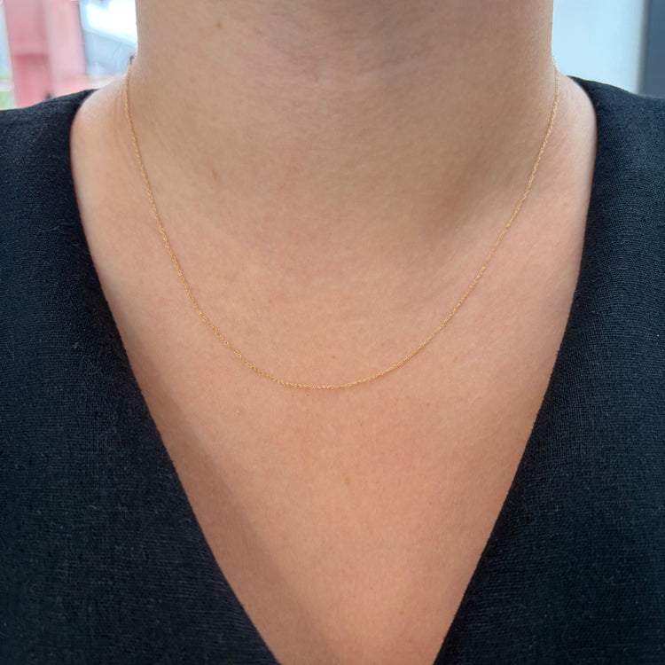 18 Inch Dainty Rope Chain